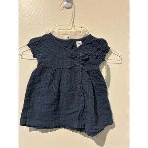 NWT Carter's‎ Child of Mine Dark Blue Dress  & Tights - 3-6M